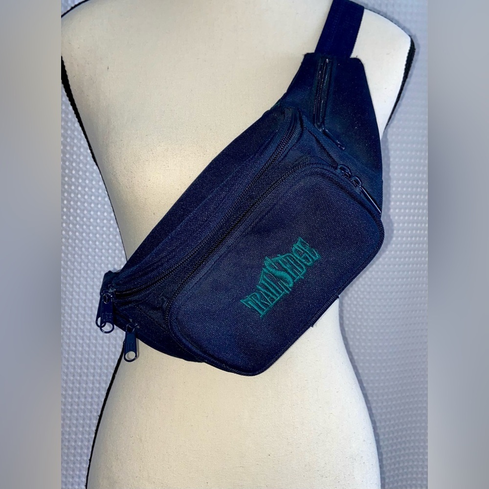 VINTAGE navy blue unisex Fanny pack
